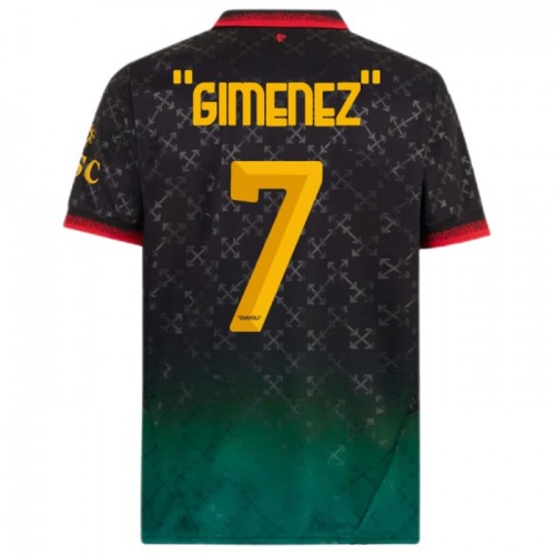 Nogometni Dresovi AC Milan Gimenez 7 Četvrta 2024-25 Nogometni Dresovi AC Milan Gimenez 7 Četvrta 2024-25